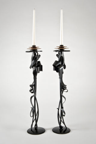 Scepter Candle Holders (Limited Edition) <br/> by Albert Paley