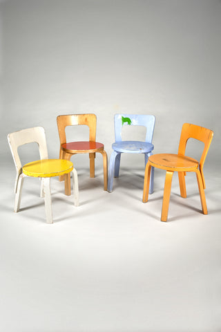 Children's Chairs N65 <br/>by Alvar Aalto from Artek 2nd Cycle