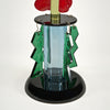 Clesitera Glass Vase by Ettore Sottsass for Memphis 1982 sold by the modern archive