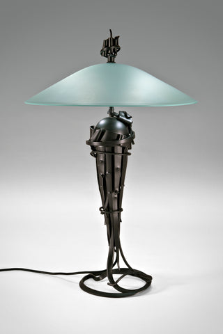 Comet Table Lamp <br/>by Albert Paley