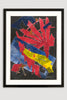 Burning Bones Texas Monoprint 4 by Albert Paley sold by the modern archive