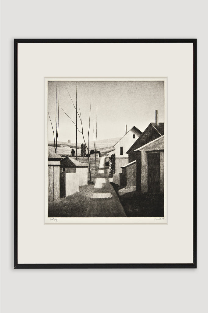 Springfield O Drypoint by Robert Kipniss sold by the modern archive