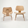 Pair of Molded Plywood Lounge Chairs (LCW) by Charles and Ray Eames sold by the modern archive