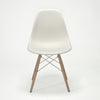 Pair of Eames Molded Plastic Dowel-Leg Side Chairs (DSW) sold by the modern archive