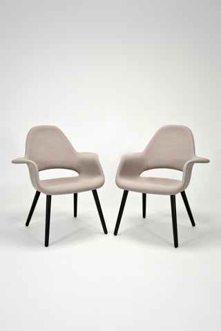 Pair of Organic Armchairs <br />by Charles Eames and Eero Saarinen for Vitra