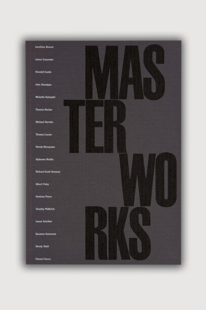 Master Works Peter Joseph Gallery Exhibition Catalogue