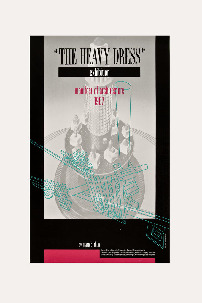 The Heavy Dress Exhibition: Manifest of Architecture Poster by Matteo Thun