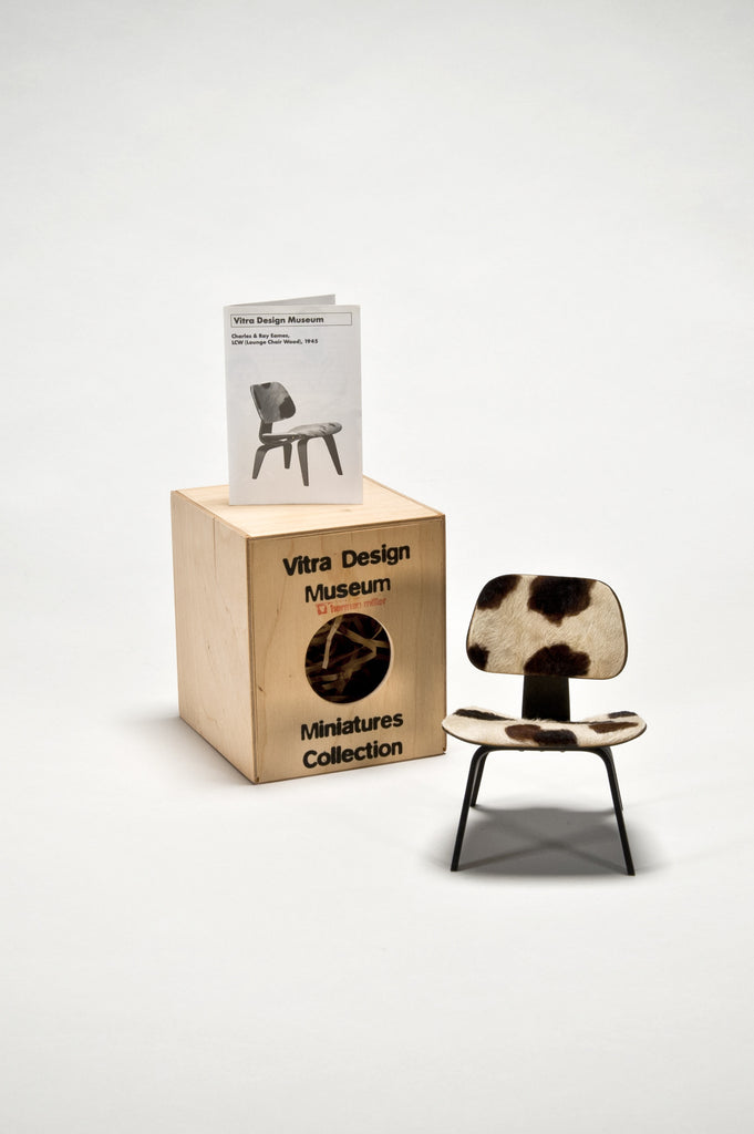 LCW with Fur (1:6 Scale Miniature-Prototype) by Charles and Ray Eames