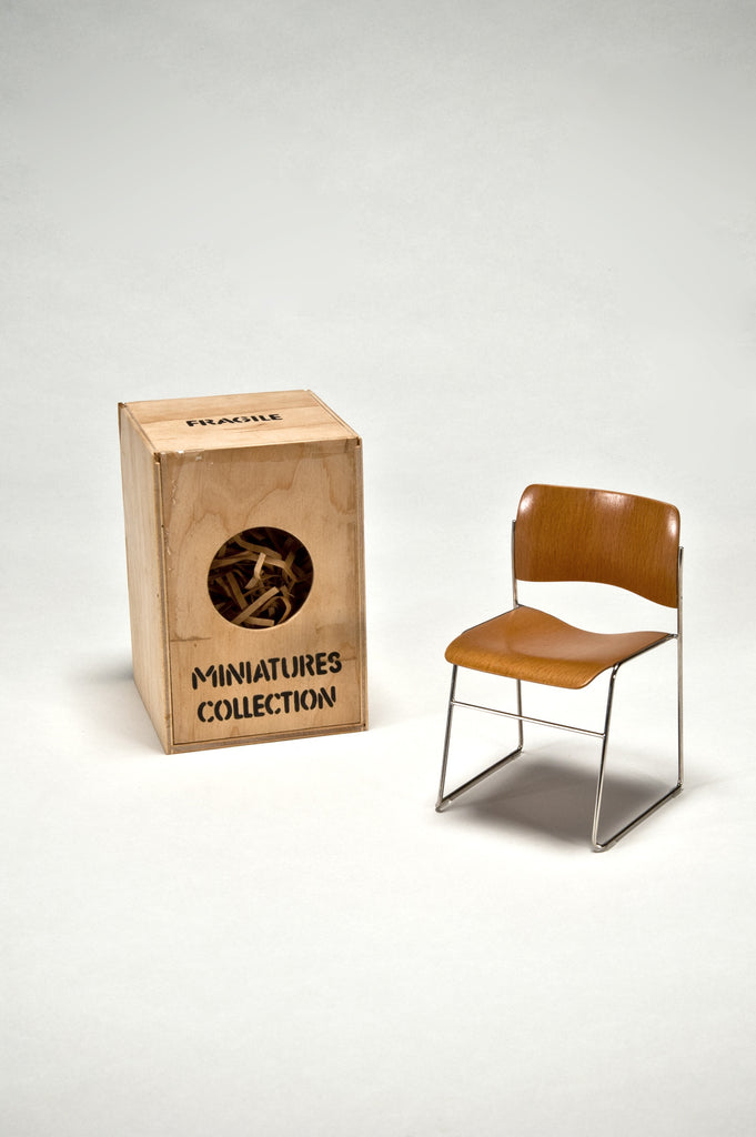 40/4 Chair, Prototype 1:6 Scale Miniature, by David Rowland
