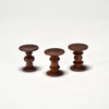 Eames Walnut Stools (1:6 Scale Miniatures) by Charles & Ray Eames