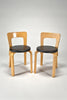 Chairs 65 (Set of 2) by Alvar Aalto from Artek 2nd Cycle
