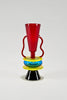 Sirio Glass Vase by Ettore Sottsass for Memphis 1982 sold by the modern archive