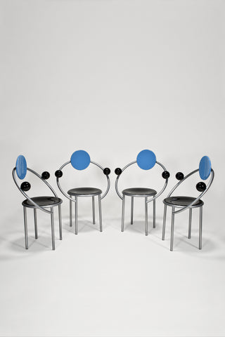 First Chair (Set of Four) <br/> by Michele De Lucchi for Memphis