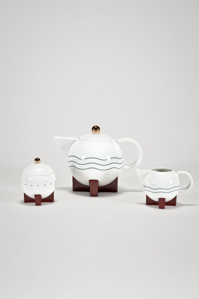 The Little Dripper Coffee Set by Michael Graves for Swid Powell sold by the modern archive