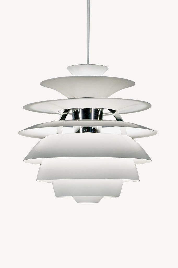 Snowball Pendant Lamp by Poul Henningsen for Louis Poulsen sold by the modern archive 