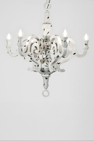 Graphic Paper Chandelier <br/> by Studio Job (Moss Edition)