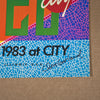 Chicago City Store Memphis Poster 1983 by Chris Garland sold by the modern archive