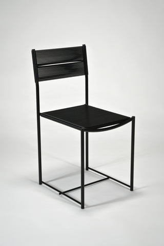 Spaghetti Side Chair in Black <br /> by Giandomenico Belotti for Alias