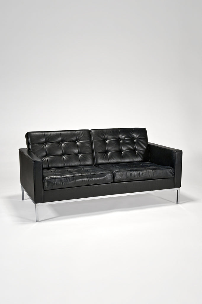 Florence Knoll Settee by Florence Knoll for Knoll Studio sold by the modern archive