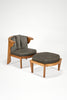 Friedman Chair and Ottoman by Frank Lloyd Wright sold by the modern archive
