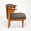 Friedman Chair and Ottoman by Frank Lloyd Wright sold by the modern archive