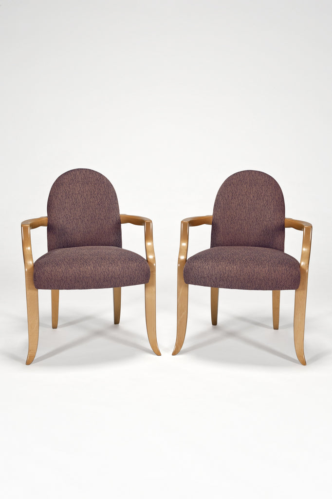 Pair of Castle Arm Chairs by Wendell Castle  sold by the modern archive
